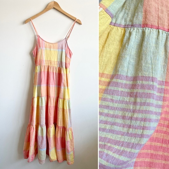 Lily%E2%84%A2 Striped Pastel Midi Dress